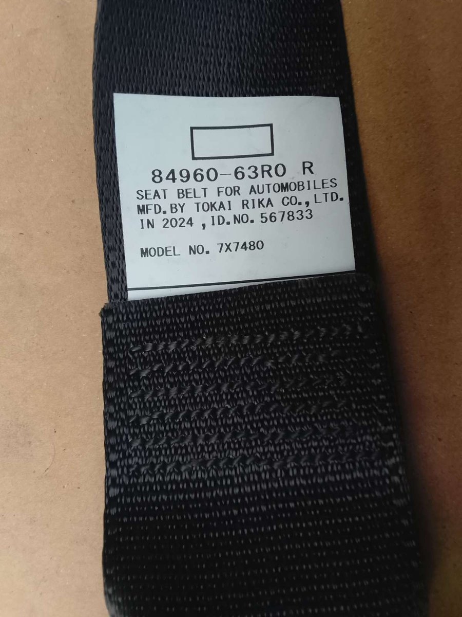 Suzuki Wagon R MH95S Passenger side Seat Belt 2024