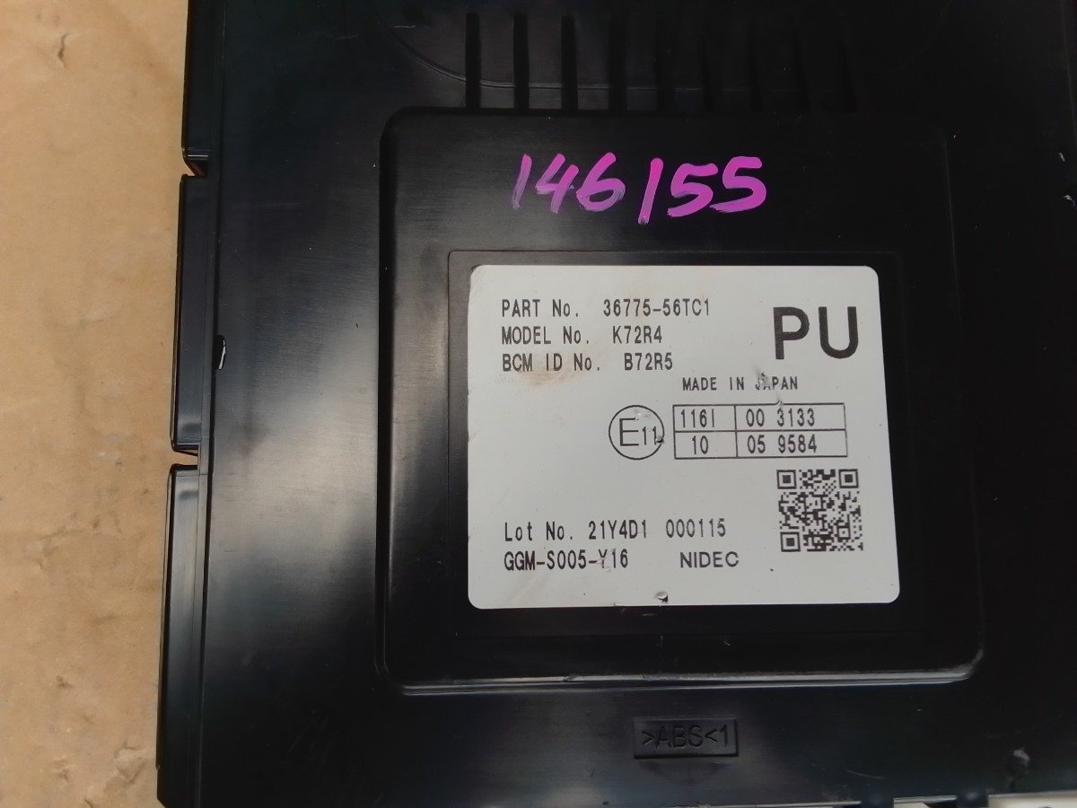 Suzuki Wagon R MH95S Body Control ECU