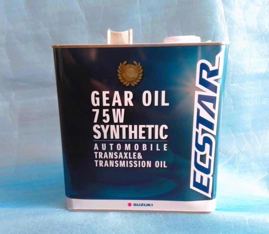 Suzuki Ecstar Synthetic 75W Transaxal & Transmission Oil - 3L