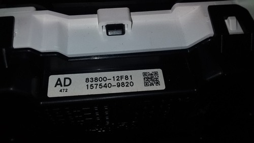 Toyota Axio NZE141 speedometer